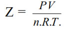 ideal gass formula